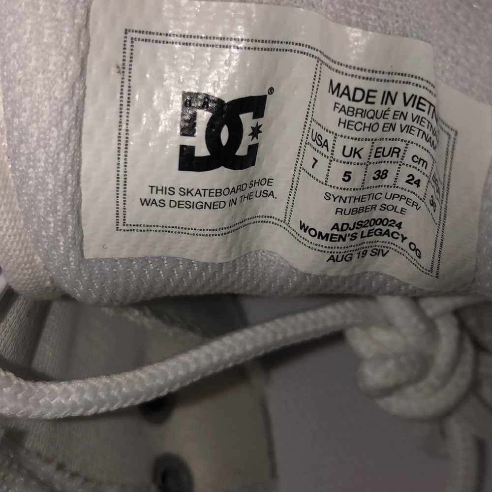🏆💎NWT 🏆 DC Og Shoes 💎 Sz. 7 🏆 NWOB 💎🏆 - Picture 5 of 9